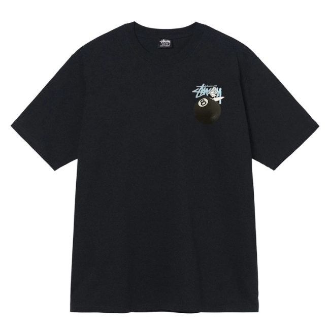 Stüssy Black 8 Print Tee