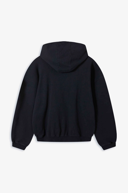 RHUDE Logo Print Cotton Jersey Hoodie