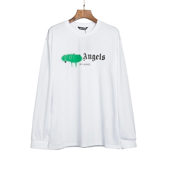 Palm Angels angel oversize pure cotton round neck