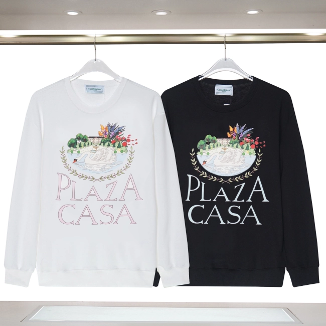 CASABLANCA Plaza Casa Embroidered Sweatshirt