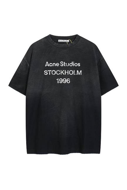 Acne Studios Faded Logo Short Sleeve T-shirt