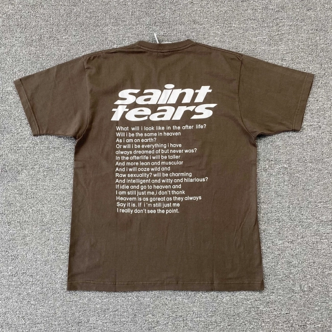 Saint Michael Denim Tears YES T-Shirt