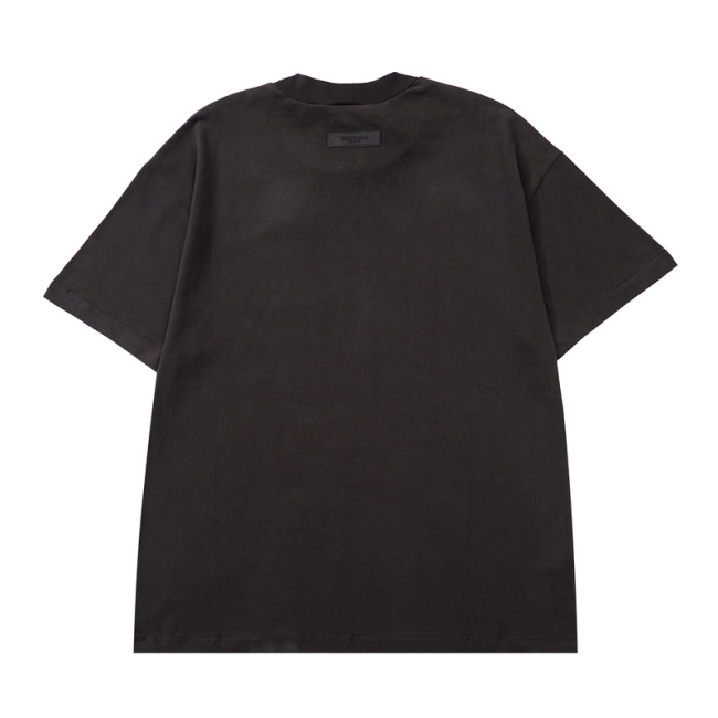 Fear of God Logo Flocking Short Sleeve T-Shirt