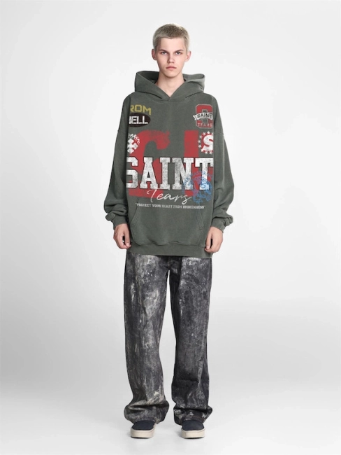 Saint Michael Tears Hoodie