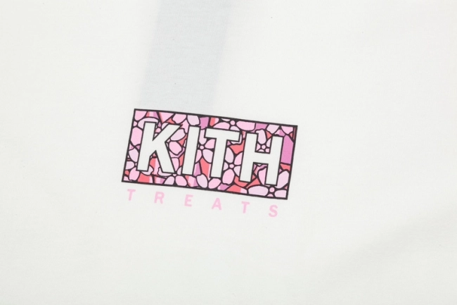 KITH Japan Limited Sakura Letter Box Print Short Sleeve T-shirt