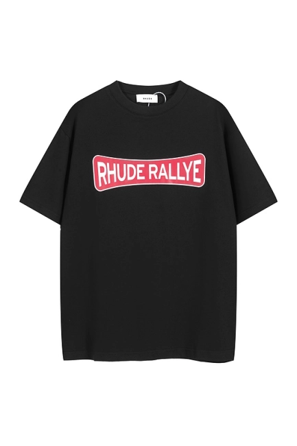 RHUDE Championship Letters Logo Slogan T-Shirt