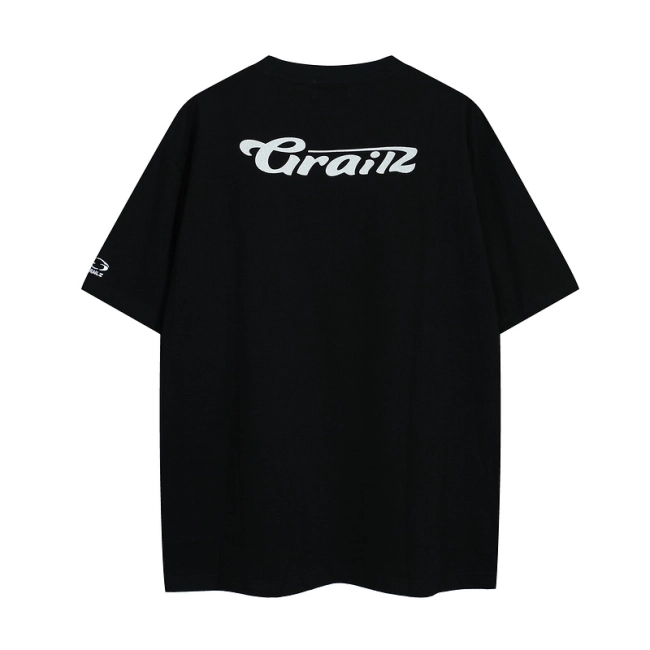 Grailz Minimalist Logo Print Short Sleeve T-Shirt