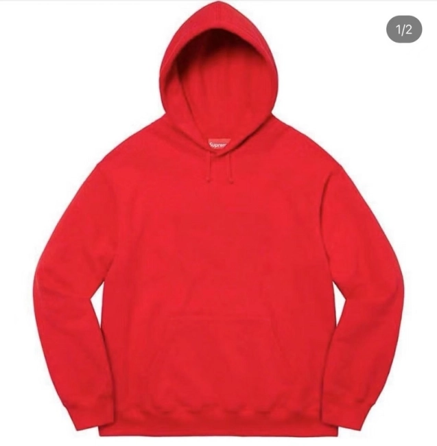 Supreme Satin Appliqué Hooded Sweatshirt