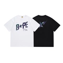 BAPE Tie Dye Sta Logo Tee