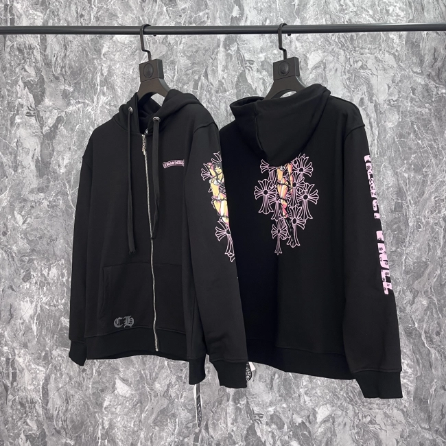 Chrome Hearts X Deadly Dolls Zip Up Hoodie