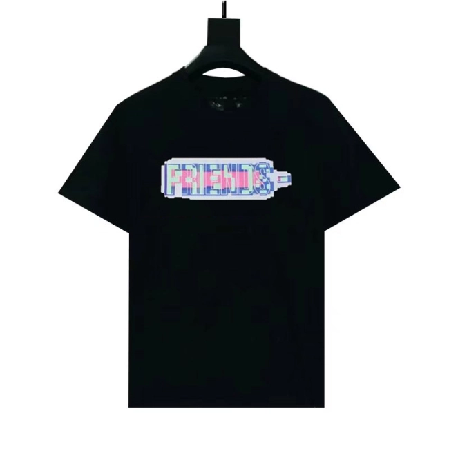 VLONE Pixel Style Letter Logo T-Shirt