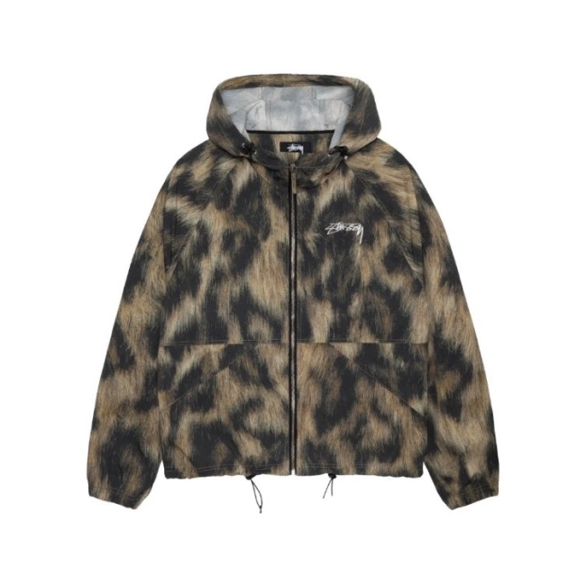 Stüssy Beach Shell Fur Print Hoodie