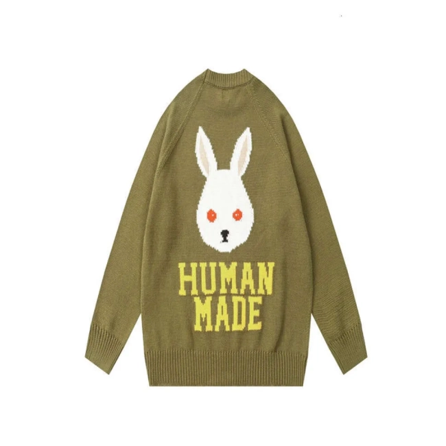 HUMAN MADE Rabbit Raglan Knit Sweater