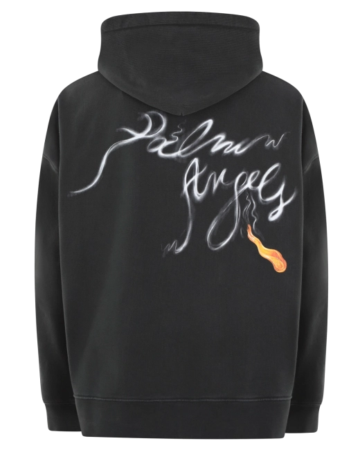 Palm Angels Heren Back Foggy Pa Hoody