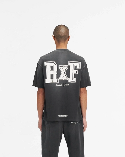 REPRESENT X FEATURE MULTI LOGO T-SHIRT