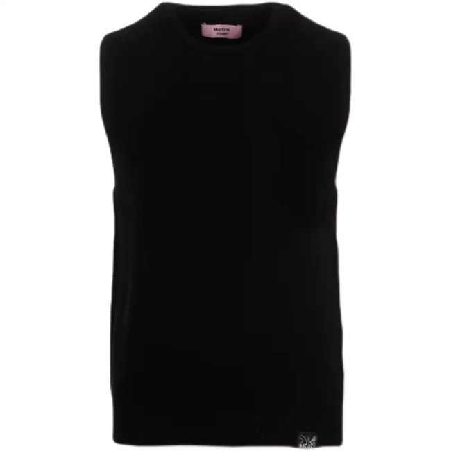 MARTINE ROSE 23SS CLEANFIT vest round neck bottoming