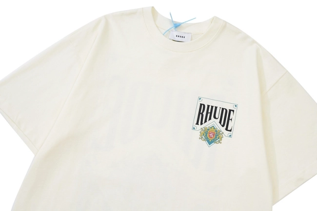 RHUDE Kaleidoscope Playing Card Logo Short Sleeve T-shirt