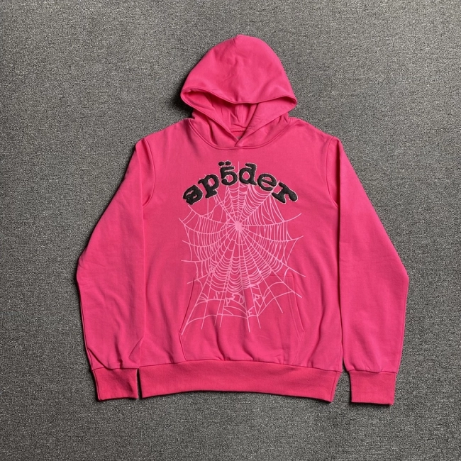 Sp5der Pink V2 Hoodie