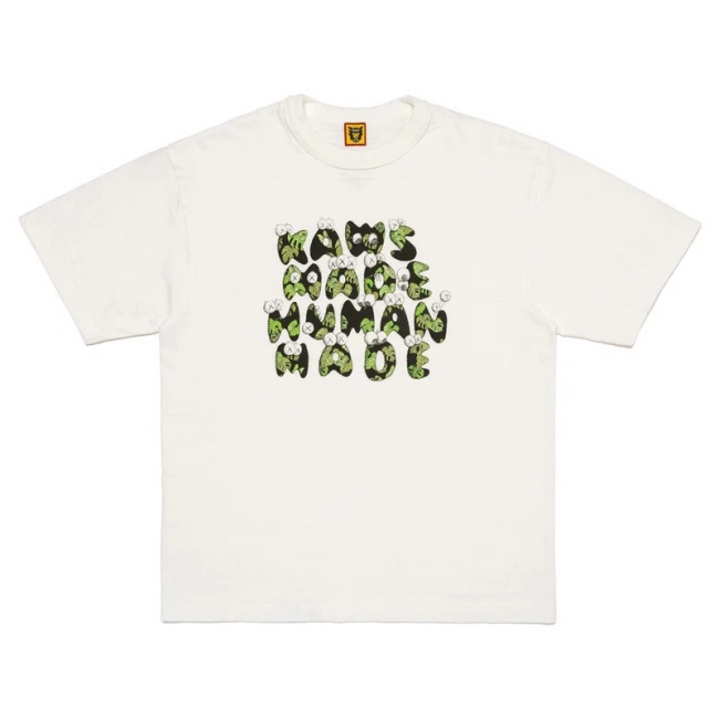 Human Made KAWS Made Graphic T-Shirt Plant Camo Print