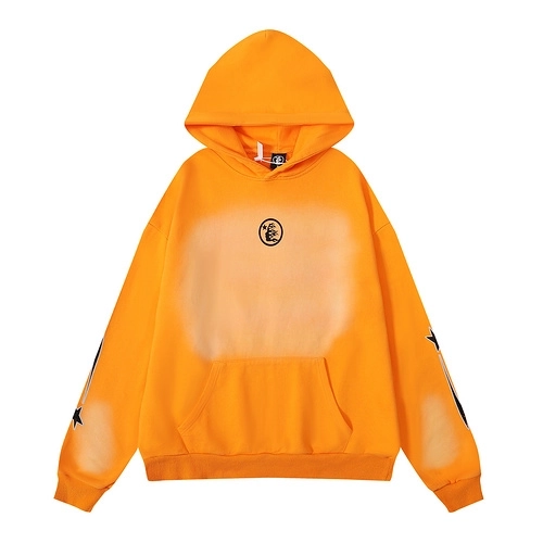 Hellstar Fire Orange Dye Hoodie