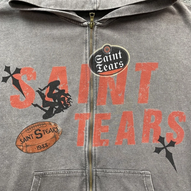 Saint Michael Tears Hoodie