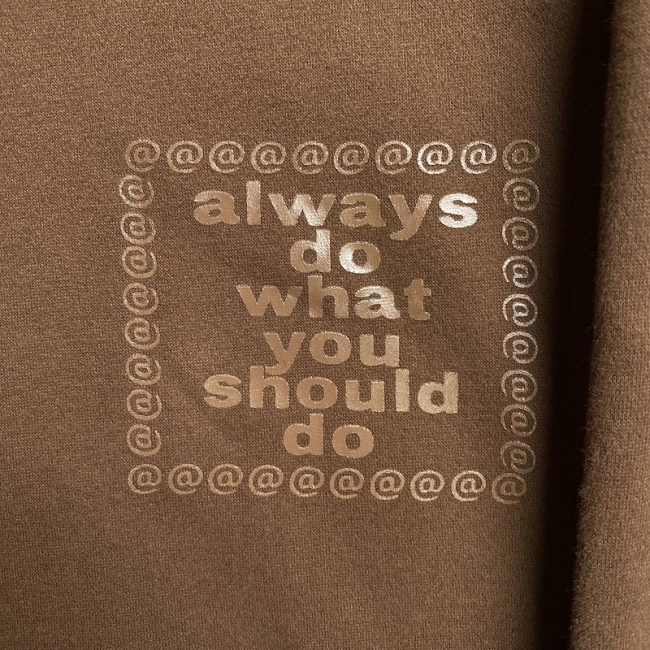 AlwayDoWhatYouShouldDo Hoodie