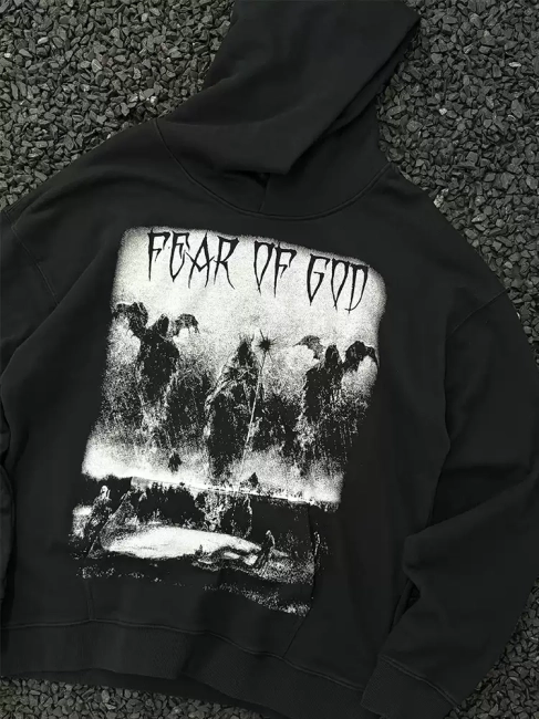 fear of god Three Gods Judgment Redemption Limited hoodie