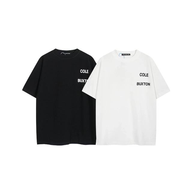 Cole Buxton Minimalist Slogan Logo T-shirt