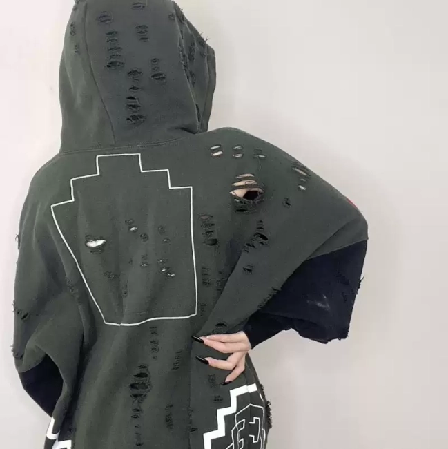 Life Cavempt Plague Hoodie Black/Green