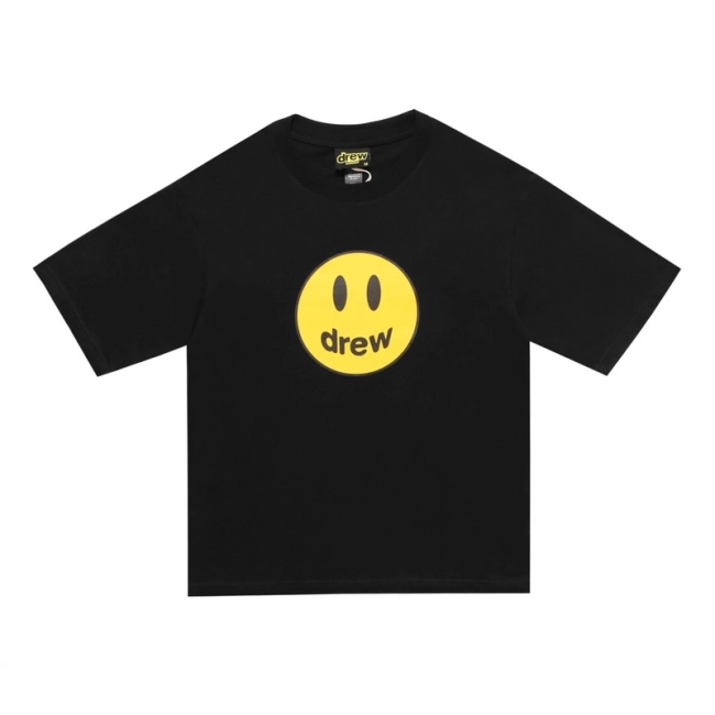 DREW HOUSE Justin Bieber Smiley Letter Short Sleeve Tee