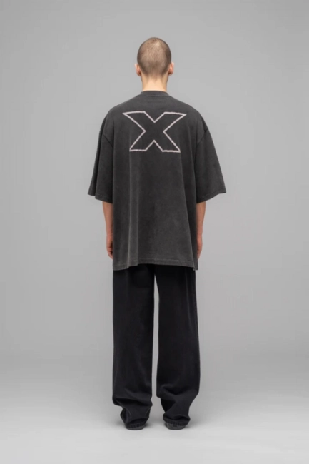 032c &quot;X&quot; LAYERED T-SHIRT