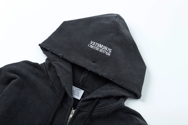 Vetements 7H15 Washed Zipper Jacket