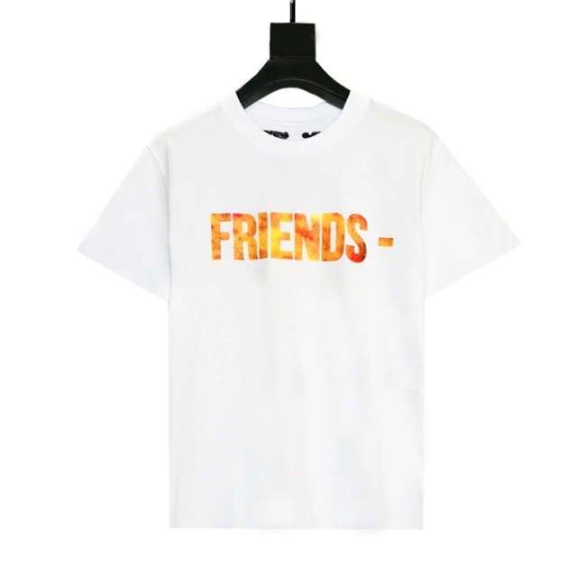 VLONE Friends White Orange Tie-dye T-shirt