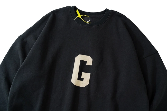 Fear of God 7th Season Flocked Print Crewneck Sweatshirt