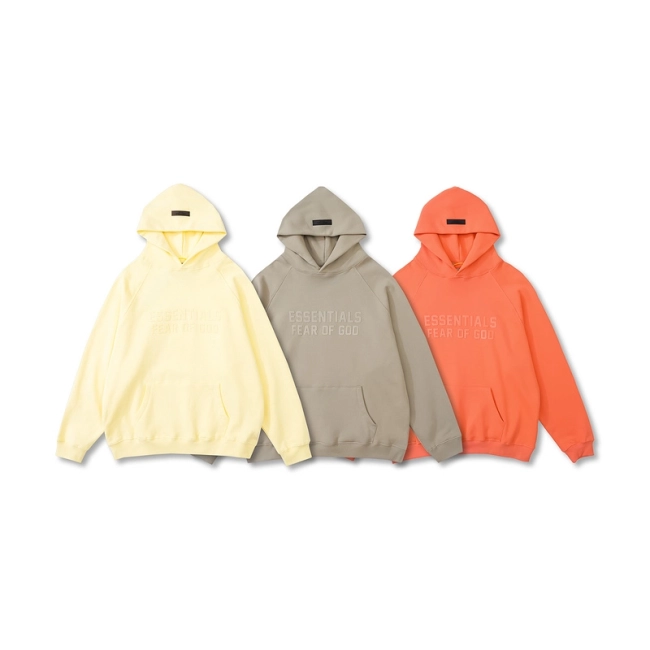 Fear of God Logo Flocking Hoodie