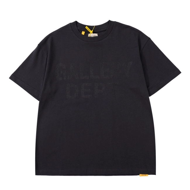 GALLERY DEPT. Black Glitter Logo Tee