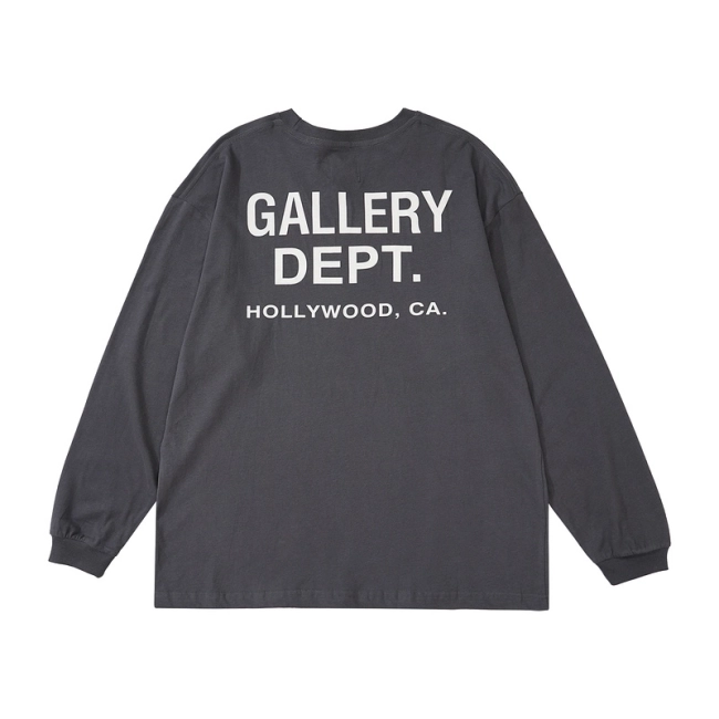 GALLERY DEPT. Letter Print Long Sleeve Tee