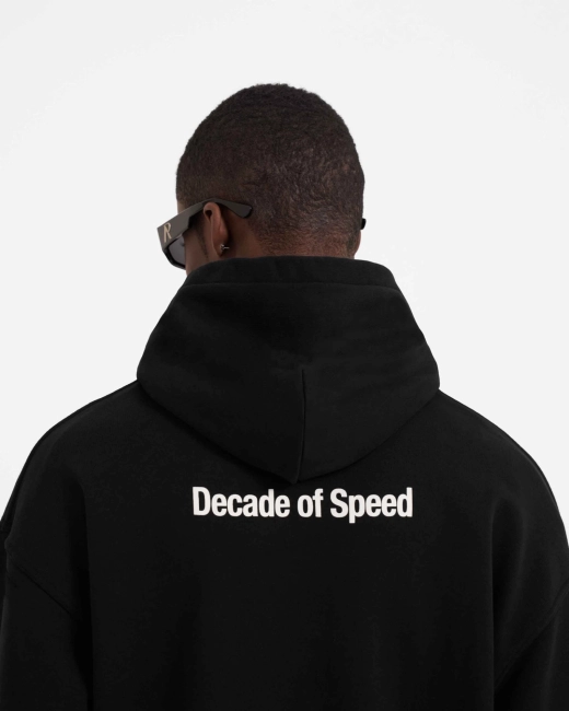 Represent Decade of Speed Hoodie - Black