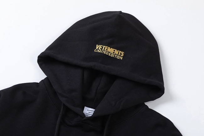 Vetements I&#039;m Rich Money Symbol Embroidered Logo Hoodie