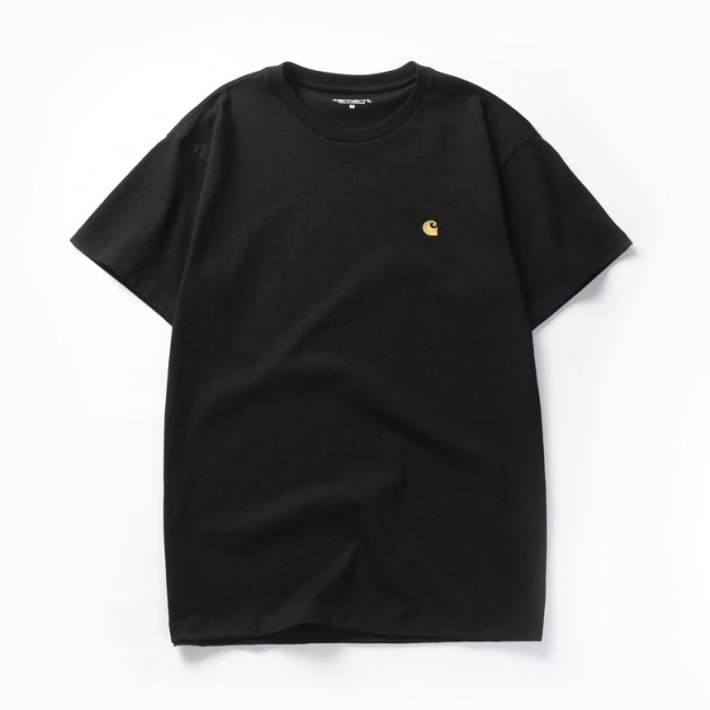 Carhartt WIP S/S CHASE TEE Classic Embroidered Gold Logo Short Sleeve T-shirt