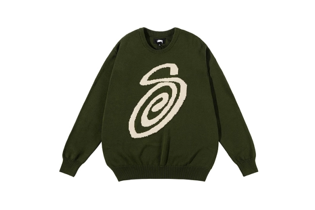 Stüssy S Logo Knitted Sweater