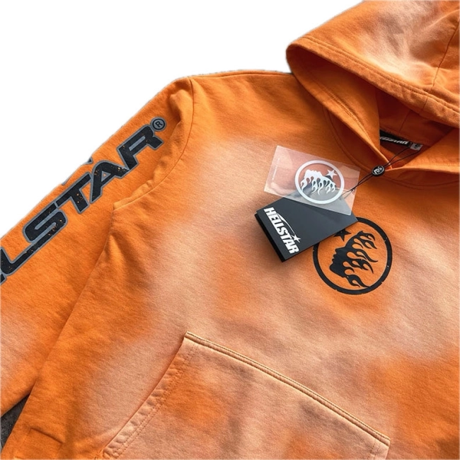 HELLSTAR Fire Orange Hoodie