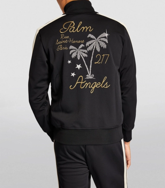 Palm Angels  Embroidered Paris Track Jacket