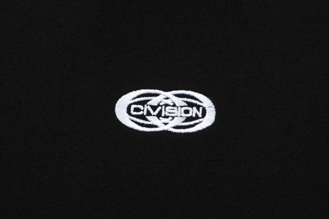 Civision by CSC Embroidered Logo Patch Short Sleeve T-shirt