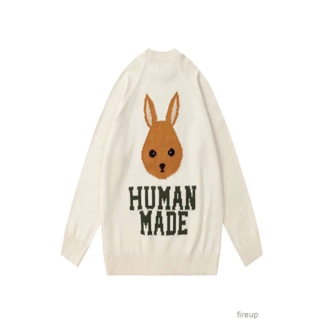 HUMAN MADE Rabbit Raglan Knit Sweater