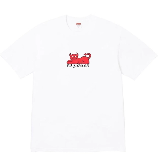 Supreme TOY MACHINE DEVIL CAT TEE