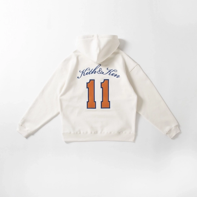 KITH Knicks Collaboration Back 11 Embroidery Hooded Sweatshirt