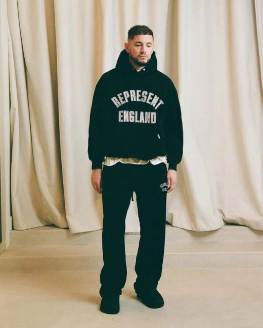 REPRESENT England Applique Hoodie