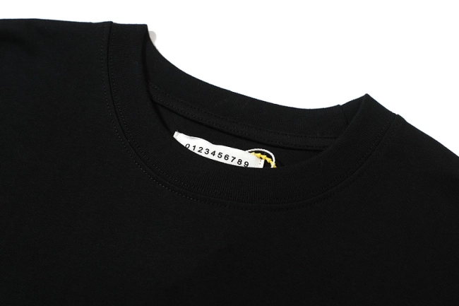 Maison Margiela Asymmetrical Hem Logo Print T-shirt