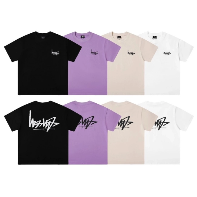 Stüssy Inverted Signature Letter Print Tee